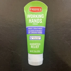 New O'Keeffe's Working Hands Night Treatment Hand Cream 3 oz - Picture 1 of 2