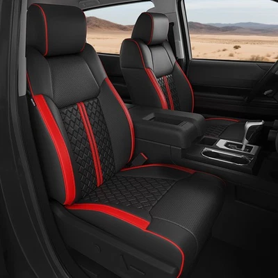 Fundas de asiento RIDEPOSH para Toyota Tundra Crew Max 2014 2015 2016 2017 2018 2019 Foto 1 de 4