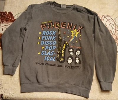 Phoenix - Suéter Gris "French Band Phoenix" - TOTALMENTE NUEVO Foto 1 de 4