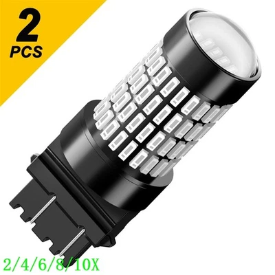 3157 4157 4057 102-SMD Red LED Turn Blinker Signal Corner Light Bulb 2/10x - Image 1 of 4
