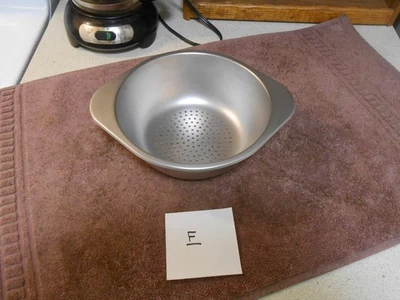 REVERE WARE Steamer Insert (fits 2 & 3 qt. pots) Brushed Stainless SITS FLAT!--F - Image 1 of 2