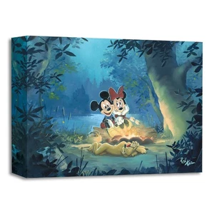 Family Campout 12Hx16W Disney Fine Art by Rob Kaz - Picture 1 of 1