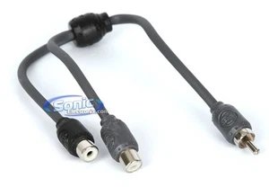 T-Spec V8RY21 RCA Y-Interconnect Cable Male to 2 Female V8 Series - Picture 1 of 1