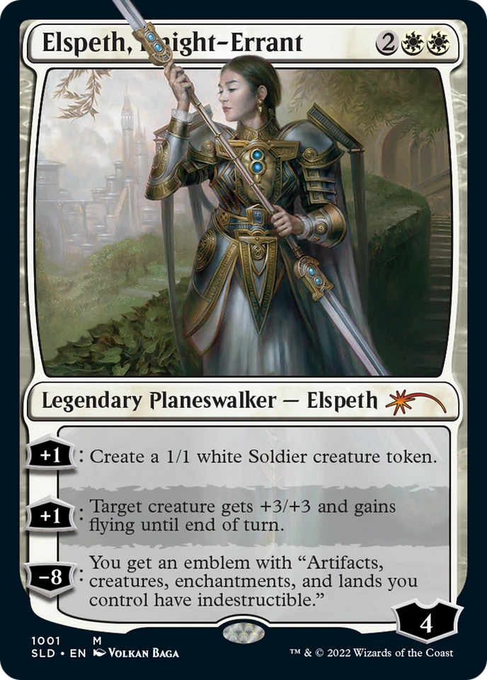 Elspeth, Knight-Errant (Secret Lair 1001 Color) FOIL Promo NM CARD ABUGames - Image 1 of 1