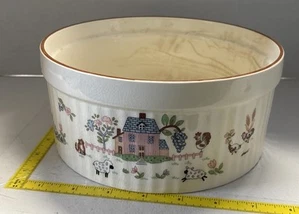 Jamestown China Country Home Vintage 1980's Souffle Baking Dish Made in Japan - Picture 1 of 4
