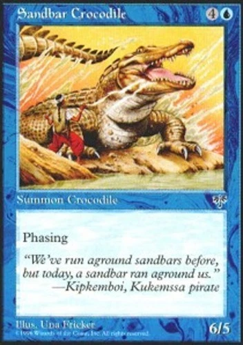 Sandbar Crocodile - Mirage # MTG Magic The Gathering - Image 1 of 1