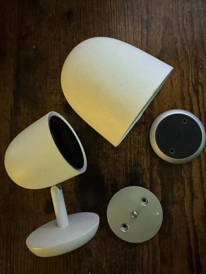 NEST Cam IQ Indoor Smart Security Camera (2-Pack) Model NC3200US - USED NO BOX - Image 1 of 3