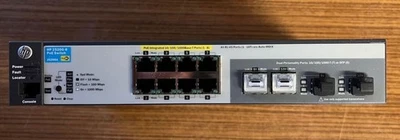 HP ProCurve Switch HPe 2520G-8-POE (J9298A) 8x 1.000 MBit POE + SFP + alimentatore - Immagine 1 di 2