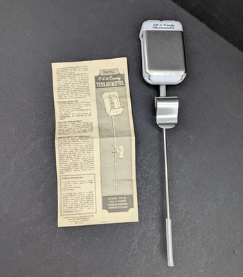 Termómetro digital Williams Sonoma Oil & Candy de colección CT-03 probado funciona Foto 1 de 4
