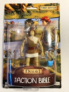 David Action Figure - The Action Bible - First Edition - 2012 - King / Goliath - Picture 1 of 12