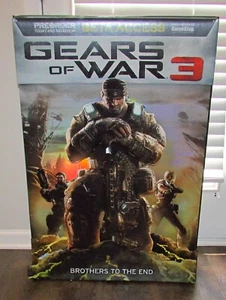 Seltener Gears of War 3 Xbox 360 GameStop Werbeaufsteller 36X24 - Bild 1 von 9