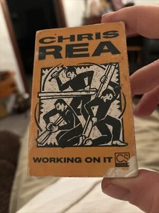 CHRIS REA (UK Blues Rock) Working On It 1989 Vintage/Collectible Cassette Tape - Picture 1 of 5