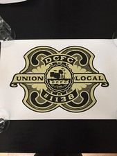 Shepard Fairey-Death Cab for Cutie Union Local #1138 Not Signed/Numbered OBEY