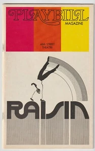 Playbill October 1973 Raisin 46th Street Theatre - Picture 1 of 1