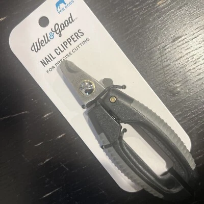 Well & Good Stainless Steel , Round-Tip Pet Dog Precise Nail Clippers NEW - Image 1 of 2