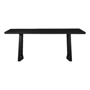 Moe's Home Collection Silas Dining Table Black Ash Wood Dining Tables - Picture 1 of 5