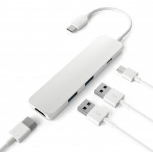 Laser USB-C Multi-Port Hub 4K HDMI 2x USB 3.0 Ports Adapter - Picture 1 of 7