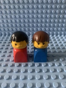 Lego Finger Puppet Figures Red And Blue - Picture 1 of 6
