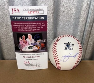 Jeff Bagwell Signed Autographed 2022 World Series Baseball Houston Astros JSA - Picture 1 of 1