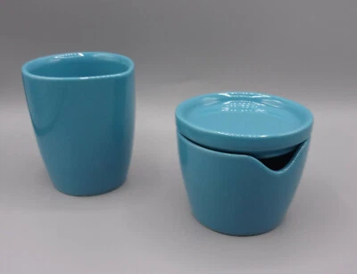 Juego de crema y azúcar Corning Ware - azul piscina - NUEVO Foto 1 de 2