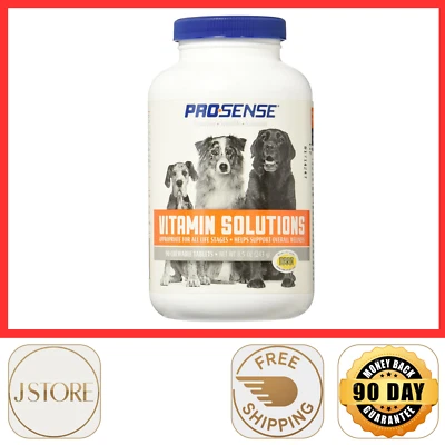 Dog Prosense Vitamin Solutions 90 Count, Chewable Tablets for Dogs, Helps Supp - Image 1 of 4