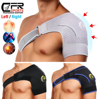 Shoulder Brace Support Torn Rotator Cuff Relief Joint AC Pain Compression Sleeve - Image 1 of 4