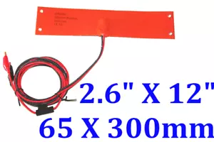 2,6"" X 12"" 65 X 300mm 12V 100W con limitador de 70 grados C CE filtro de combustible almohadilla calentador - Imagen 1 de 12