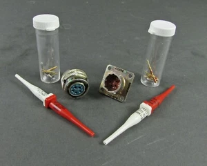 Bendix 5 Position Mating Circular Connector Set w/ Contacts - Picture 1 of 4