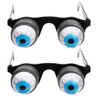 2 Funny Eyeball Eyeglasses for Halloween Costume Party