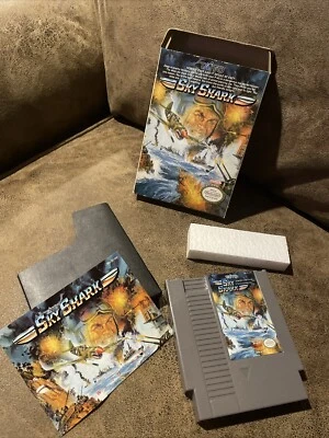 Sky Shark (Nintendo Entertainment System, 1989) Tested & Working - CIB - Image 1 of 4
