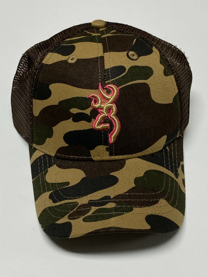 ¡NUEVO! Sombrero de camionero Browning Buckmark camuflado para mujer  Foto 1 de 2