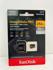 SanDisk 256GB ImageMate PRO microSDXC UHS-1 Memory Card - Picture 1 of 2