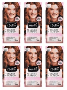 6 x 14ml | réell‘e Tönungsshampoo 7.4 Kupfergold - Bild 1 von 1