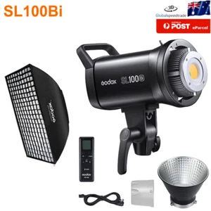 Godox SL100Bi Bi-Color LED Video Light with Remote, 60*90cm Grid Softbox - Picture 1 of 15