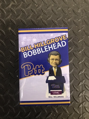 BILL HILLGROVE PITT PANTHERS BOBBLEHEAD RARE! PITTSBURGH LEGEND Cover