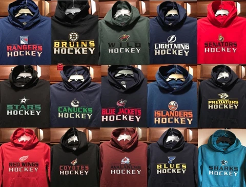 New NHL Youth Hoodie Kid's Light Hooded Sweatshirt Hockey Boy’s sizes Shirt Cover