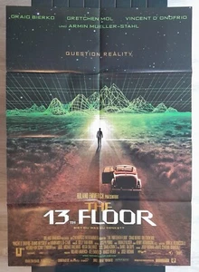 Kino # Filmplakat # The 13th Floor # 1999 # A-1 # gefaltet # unbenutzt - Picture 1 of 1