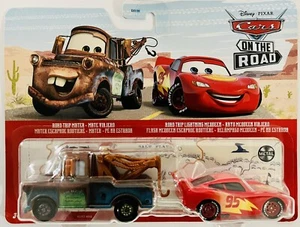 Disney Cars Road Trip Mater & Lighting McQueen Road Trip*Ships In A Box* - Picture 1 of 2