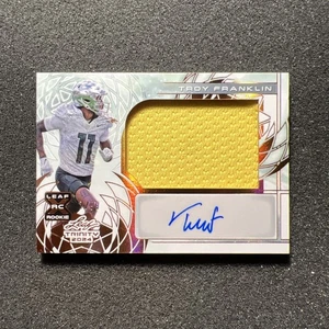 2024 Leaf Trinity TROY FRANKLIN #PA-TF1 Rookie PATCH AUTO 07/99 - BRONCOS - Picture 1 of 6