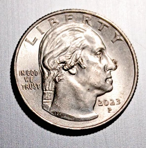 2023P Edith Kanaka Ole Quarter Large Nose Die Break Chip Mint Error Coin Nice - Picture 1 of 5