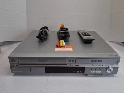 Panasonic DMR-ES40V VCR DVD Grabadora Combo Reproductor + Control Remoto y Cables AV (Probado) Foto 1 de 4