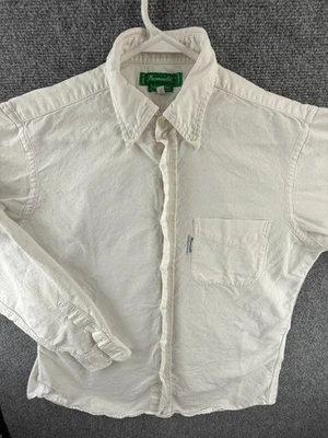 Camisa de Colección Faconnable Oxford Algodón Francia Abotonada 3 Bolsillos Blancos Sólida para Hombres Foto 1 de 4