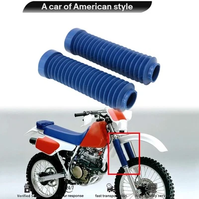 2Pcs High-Quality Fork Boots Covers Blue For Honda 1985-1986 ATC250R US Foto 1 de 4