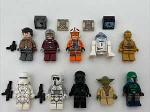 Lego Star Wars Minifigures Lot Scout Trooper X Wings Pilot Yoda Droid And More - Picture 1 of 3