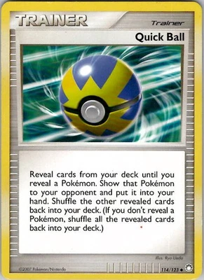 Quick Ball Mysterious Treasures 114/123 Normal LP/NM - Image 1 of 2