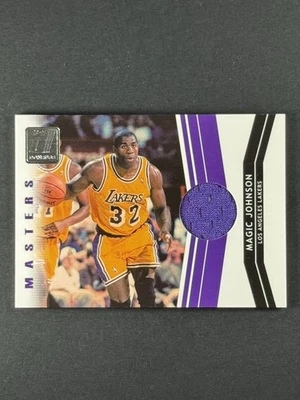MAGIC JOHNSON 2010-11 Donruss #1 Masters Relic Materials 23/299 GW PATCH LAKERS - Image 1 of 3