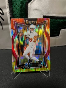 Marvin Harrison Jr. # 2024 Panini Select CONCOURSE RED & YELLOW SHOCK PRIZM #28 - Bild 1 von 2