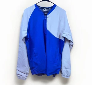 Alleson Athletic Adult Field Batters Jacket Royal & Grey Size Small - Picture 1 of 3