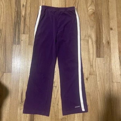 Calça atlética vintage Reebok feminina capris roxa tamanho M - Imagem 1 de 4