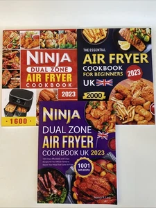 Ninja Dual Zone & Beginners Air Fryer Cookbook Paperback 3 x Book Bundle - Bild 1 von 16